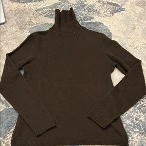 Charter Club Dark Brown Turtleneck Sweater